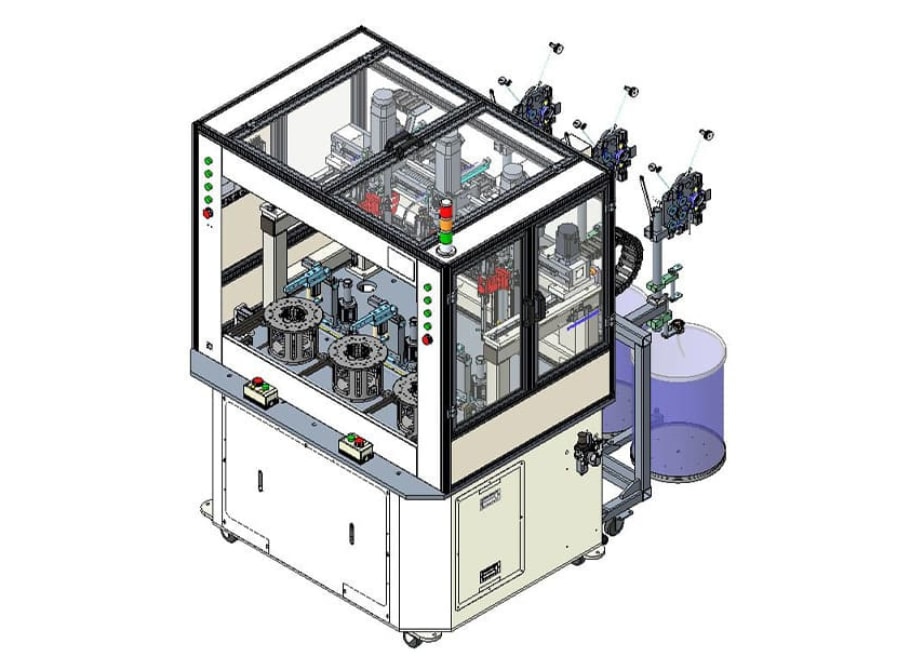 MÁY QUẤN CUỘN DÂY TRONG KHE 3 ĐẦU GMW SW-7C